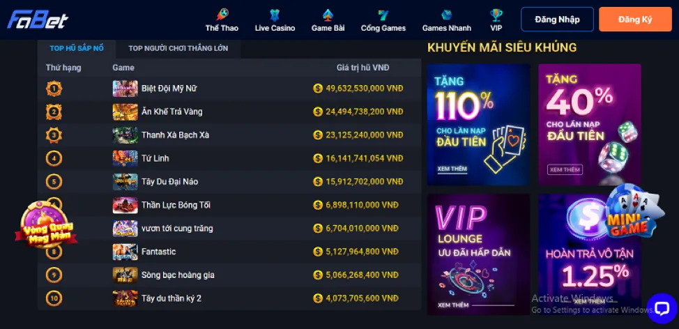 Trải nghiệm đa nền tảng bắn cá vz888 win